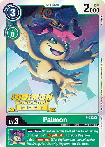 Palmon - P-032 (Digimon Card Game Fest 2022) [P-032 P] [Digimon Promotion Cards] Foil