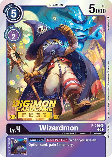 Wizardmon (Digimon Card Game Fest 2022) [P-046 P] [Digimon Promotion Cards] Foil