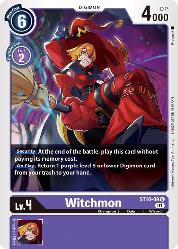 Witchmon [ST10-09 U] [Starter Deck 10: Parallel World Tactician]