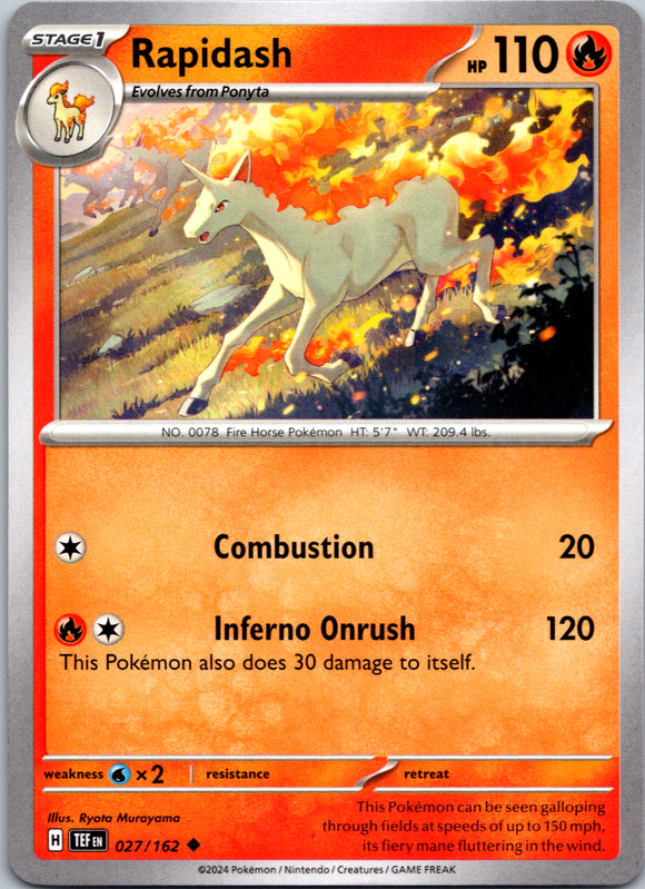 Rapidash [027/162] - (Temporal Forces)
