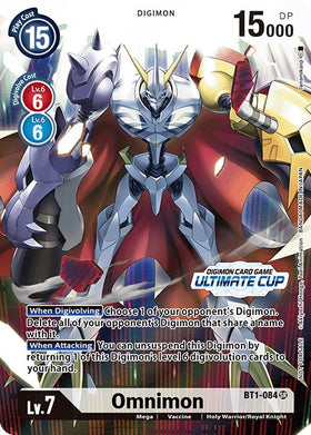 Omnimon - BT1-084 (Ultimate Cup 2022) [BT1-084 SR] [Release Special Booster 1.0] Foil