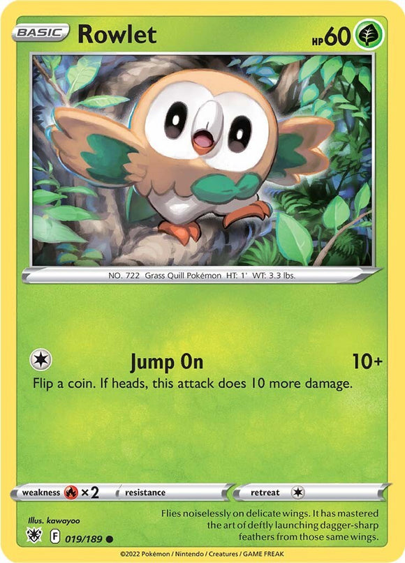 Rowlet [019/189] [Astral Radiance] Reverse Holofoil