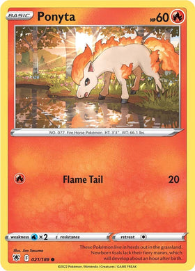 Ponyta [021/189] [Astral Radiance] Reverse Holofoil