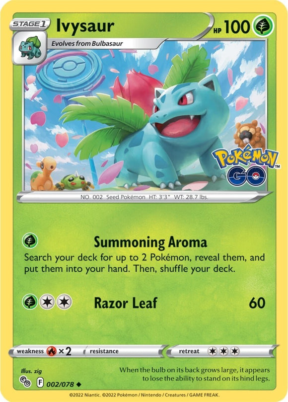 Ivysaur [002/078] [Pokemon GO] Reverse Holofoil