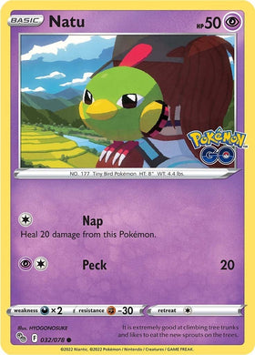 Natu [032/078] [Pokemon GO] Reverse Holofoil