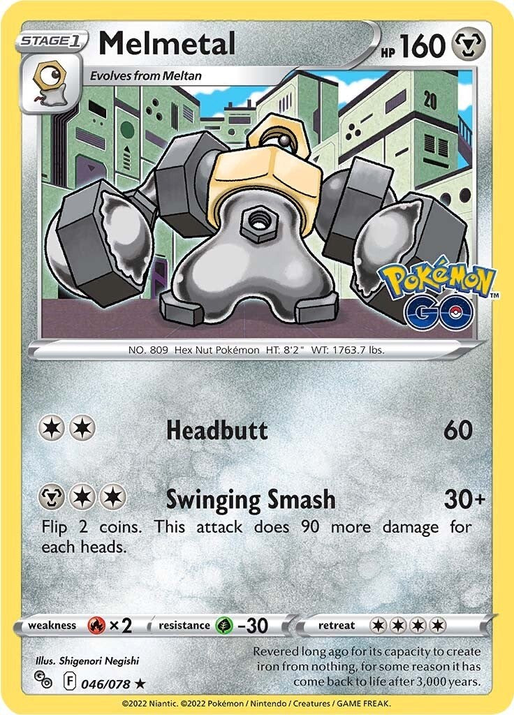 Melmetal [046/078] [Pokemon GO] Reverse Holofoil