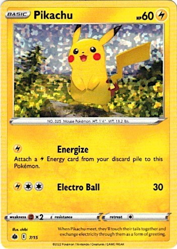 Pikachu - 7/15 [007/015] [McDonald's Promos 2022] Holofoil