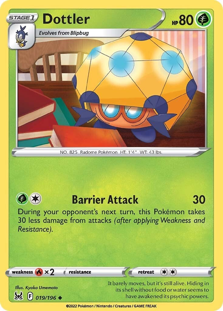 Dottler [019/196] [Lost Origin] Reverse Holofoil