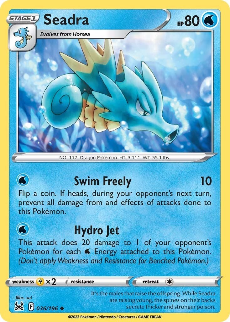 Seadra [036/196] [Lost Origin] Reverse Holofoil
