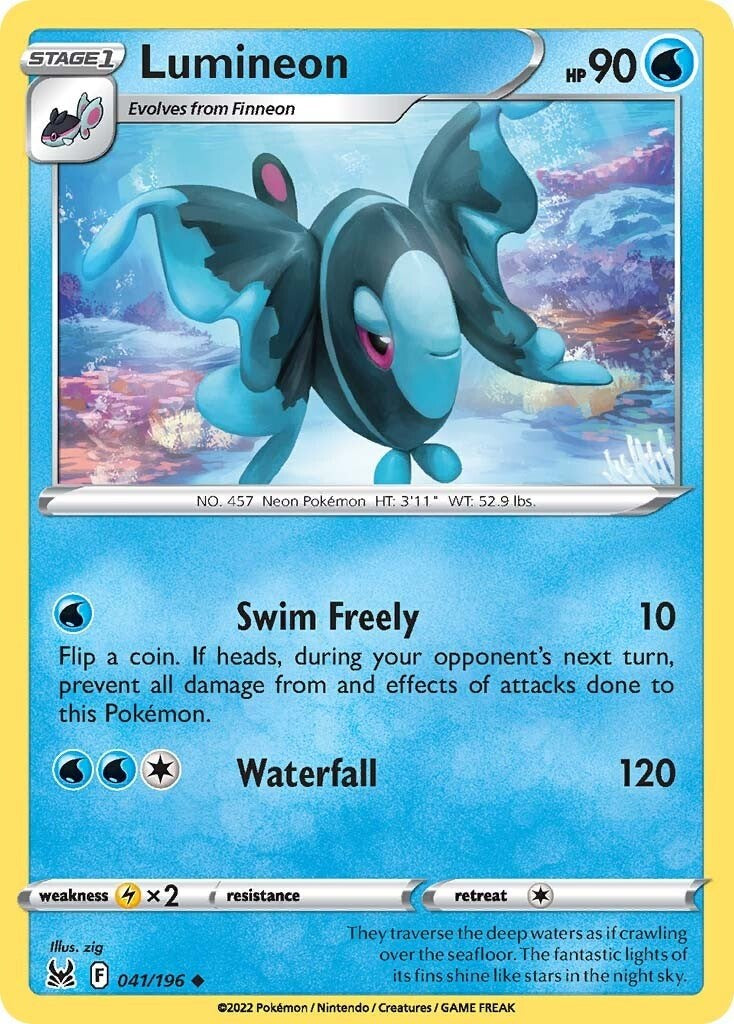 Lumineon [041/196] [Lost Origin] Reverse Holofoil