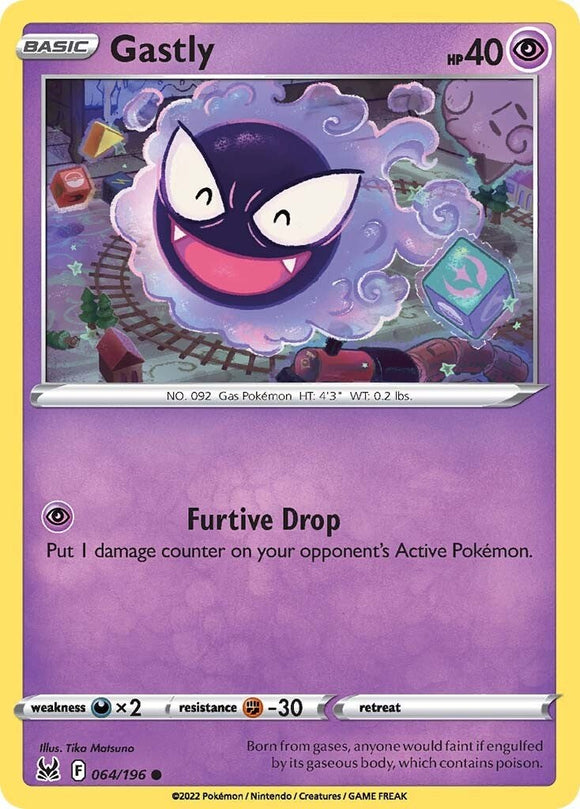 Gastly [064/196] [Lost Origin] Reverse Holofoil