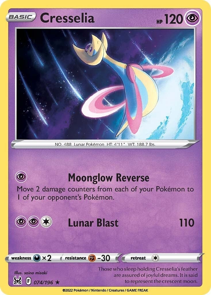 Cresselia [74/196] - (SWSH11 Lost Origin) Reverse Holofoil