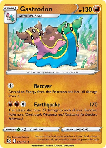 Gastrodon [102/196] [Lost Origin] Reverse Holofoil