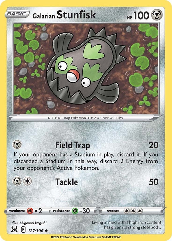 Galarian Stunfisk [127/196] [Lost Origin] Reverse Holofoil