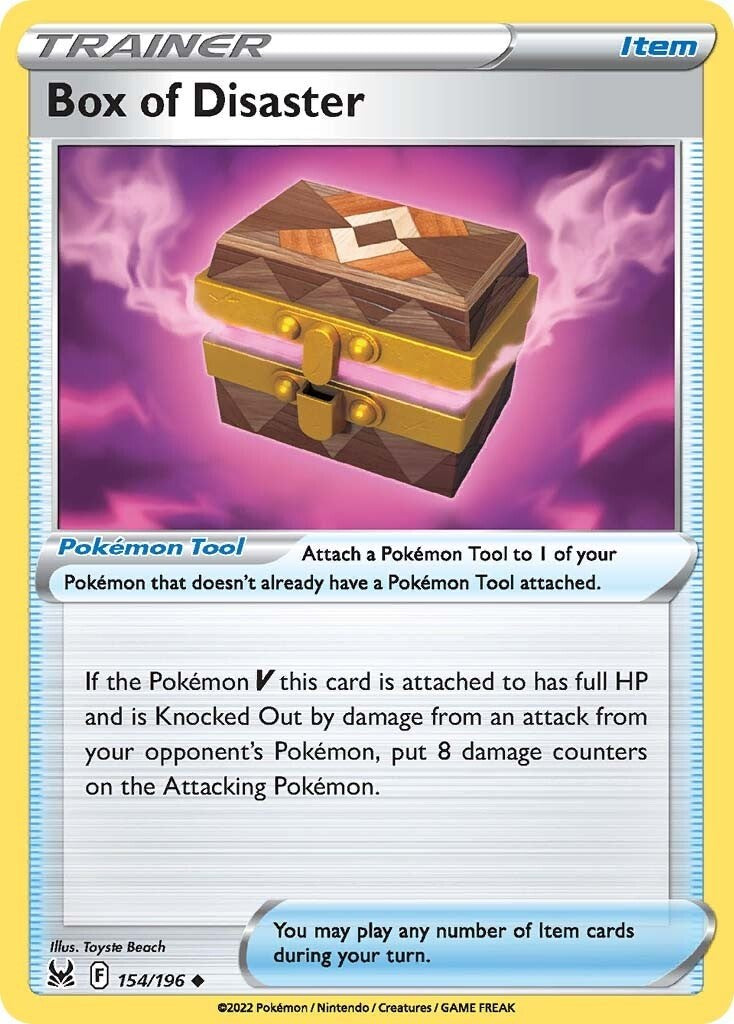 Box of Disaster [154/196] [Lost Origin] Reverse Holofoil