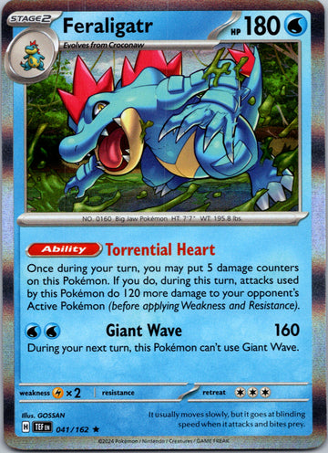 Feraligatr [041/162] - (Temporal Forces) Holofoil