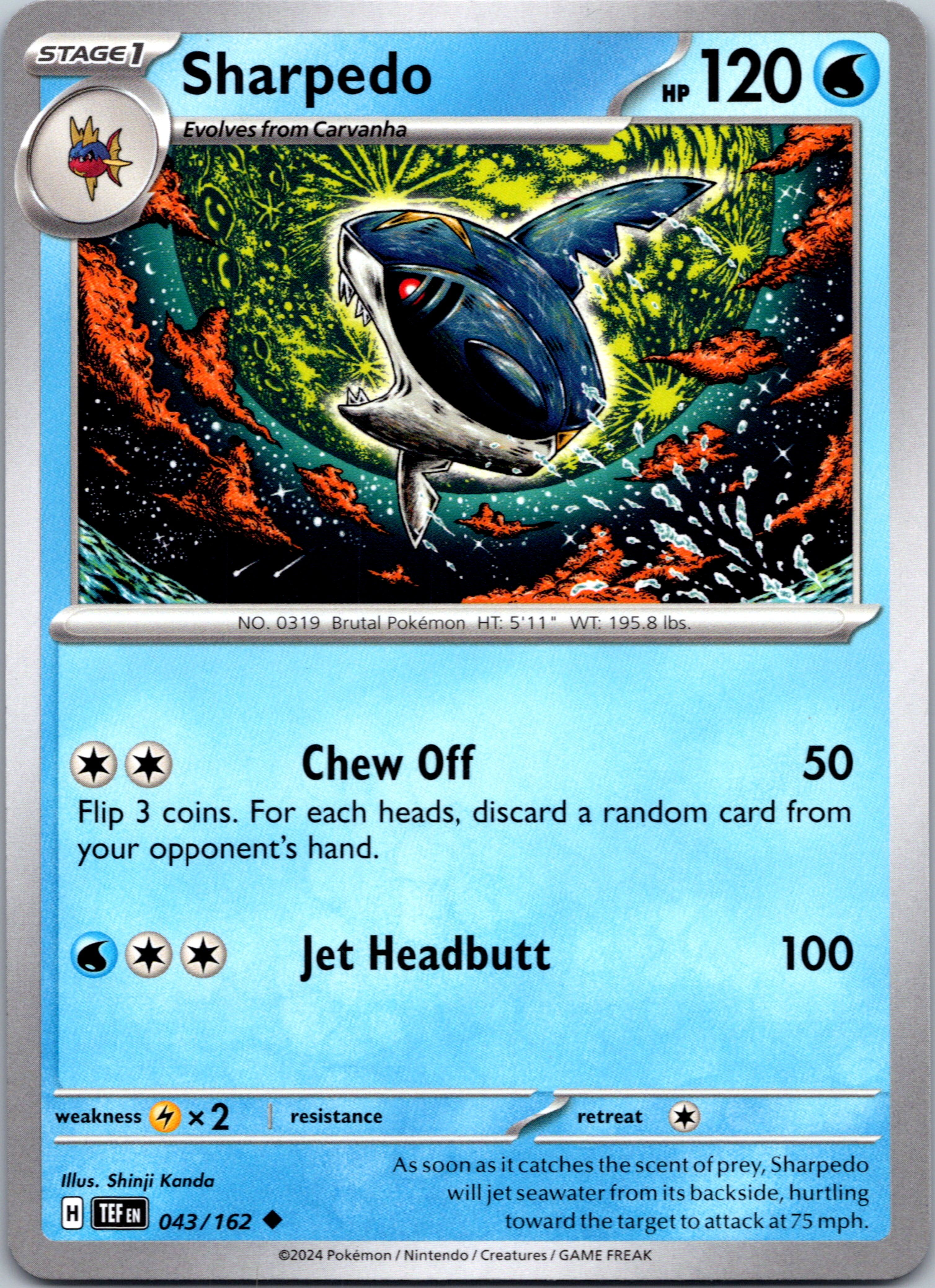 Sharpedo [43/162] - (Temporal Forces)