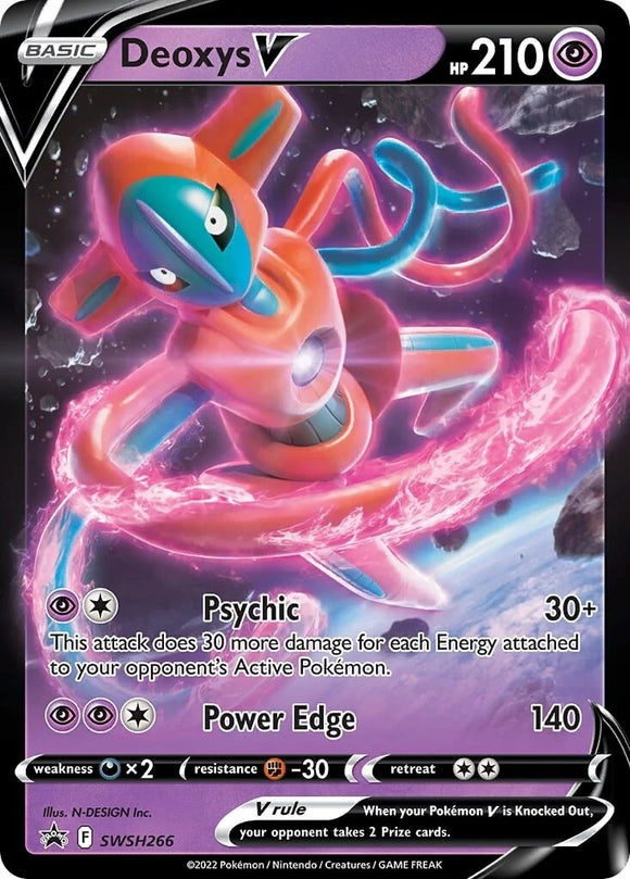 Deoxys V [SWSH266] [Sword & Shield Promo Cards] Holofoil