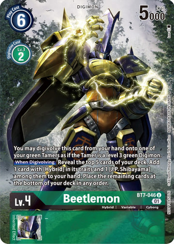 Beetlemon (2nd Anniversary Frontier Card) [BT7-046 U] [Next Adventure] Foil