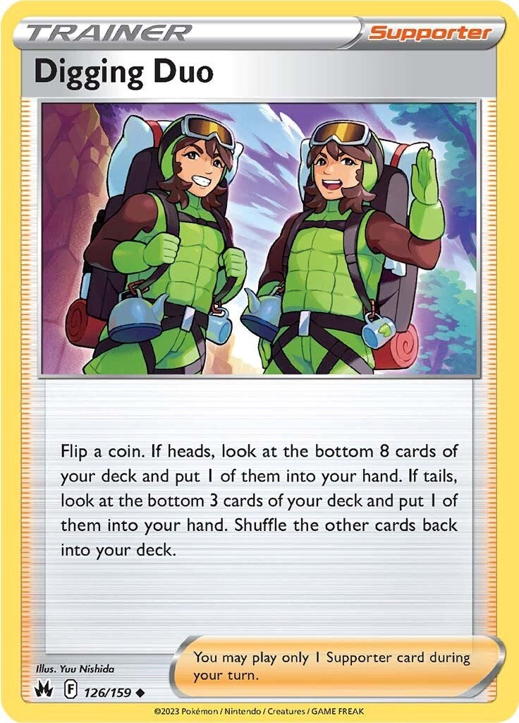 Digging Duo [126/159] [Crown Zenith] Reverse Holofoil