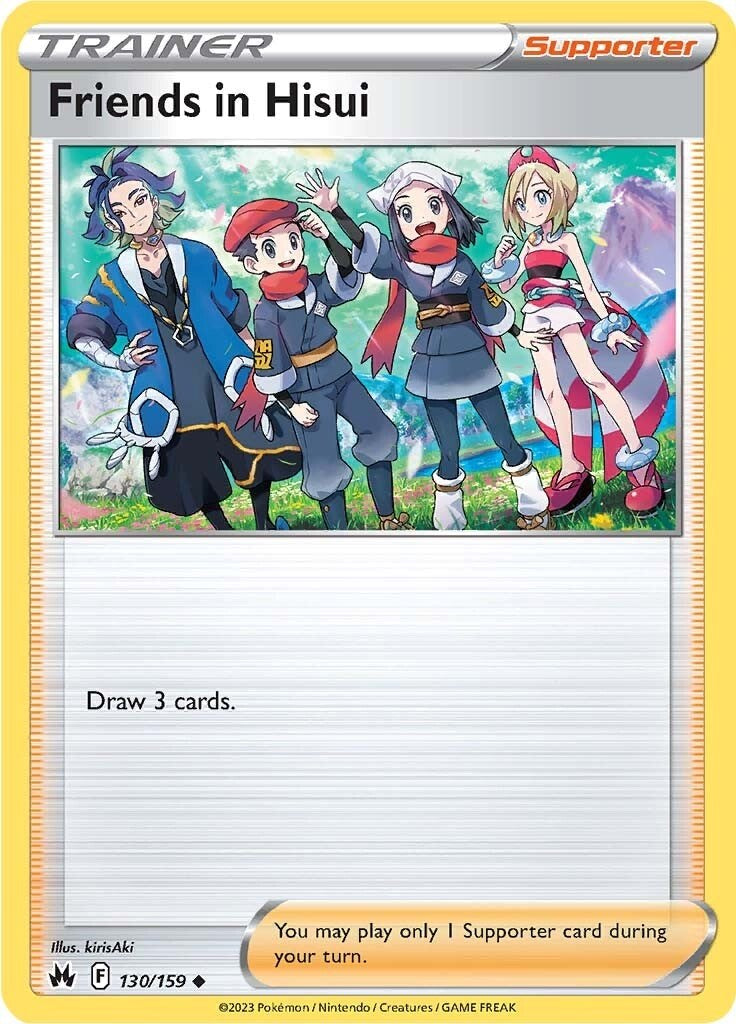 Friends in Hisui [130/159] [Crown Zenith] Reverse Holofoil