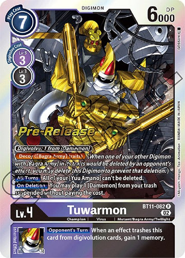 Tuwarmon [BT11-082 R] [Dimensional Phase Pre-Release Cards] Foil