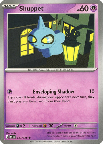 Shuppet [087/198] [Scarlet & Violet Base Set] Reverse Holofoil