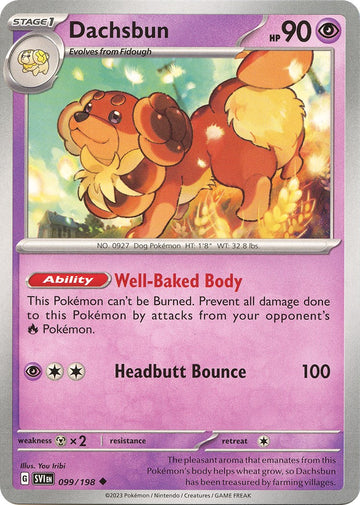 Dachsbun [099/198] [Scarlet & Violet Base Set] Reverse Holofoil