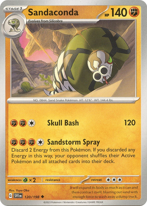 Sandaconda [120/198] [Scarlet & Violet Base Set] Reverse Holofoil