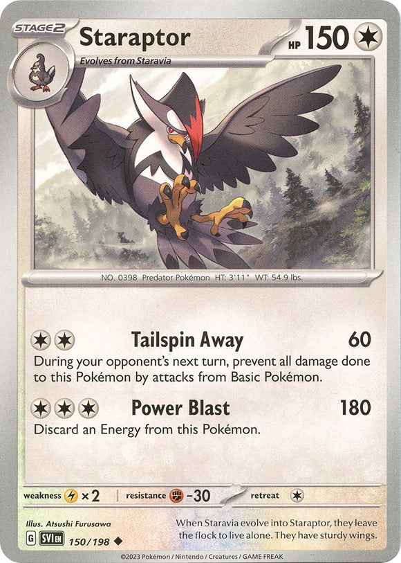Staraptor [150/198] [Scarlet & Violet Base Set] Reverse Holofoil