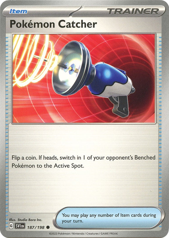 Pokemon Catcher [187/198] [Scarlet & Violet Base Set] Reverse Holofoil