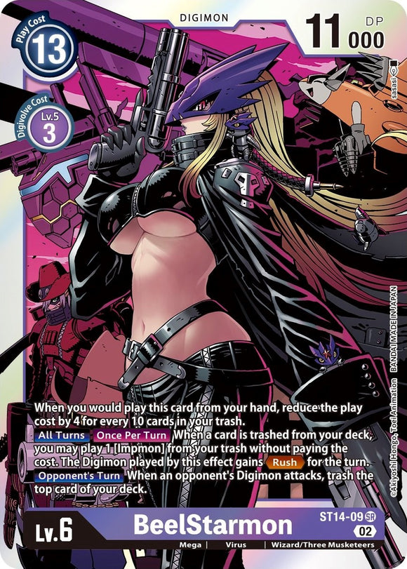 BeelStarmon [ST14-09 SR] [Starter Deck 14: Beelzemon Advanced Deck Set] Foil