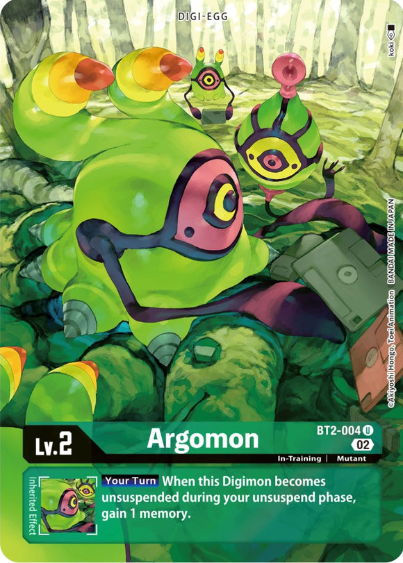 Argomon - BT2-004 (Alternate Art) [BT2-004] [Starter Deck 14: Beelzemon Advanced Deck Set] Foil