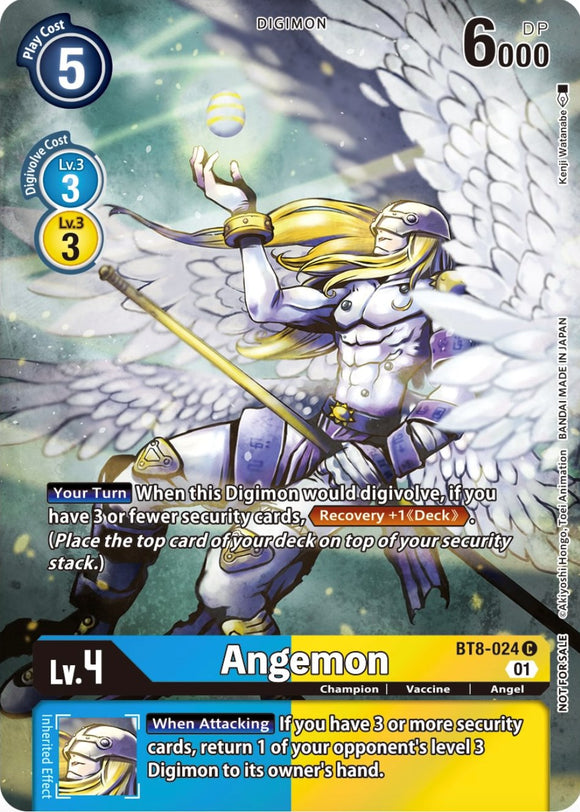 Angemon (Official Tournament Pack Vol.9) [BT8-024 C] [New Awakening] Foil
