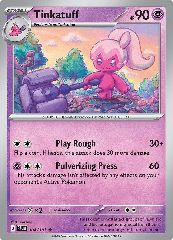 Tinkatuff - 104/193 [104/193] [Paldea Evolved] Reverse Holofoil