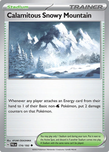Calamitous Snowy Mountain [174/193] [Paldea Evolved] Reverse Holofoil