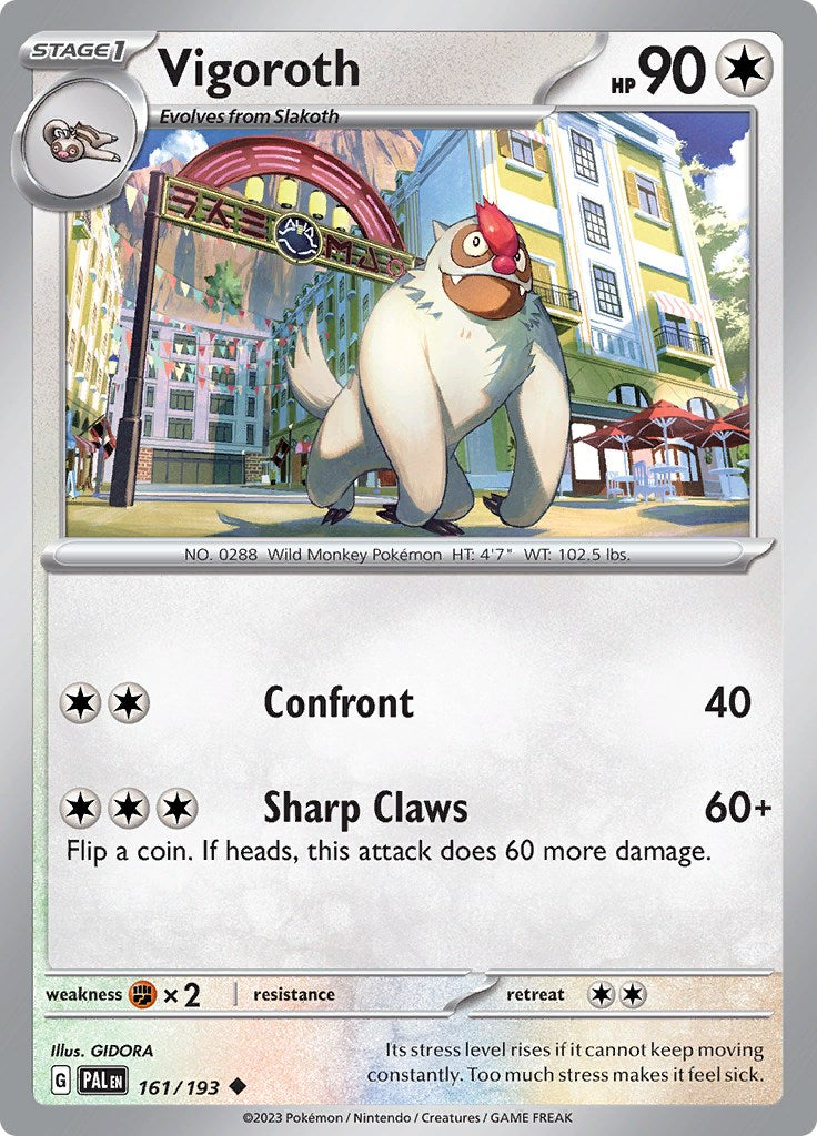 Vigoroth [161/193] [Paldea Evolved] Reverse Holofoil
