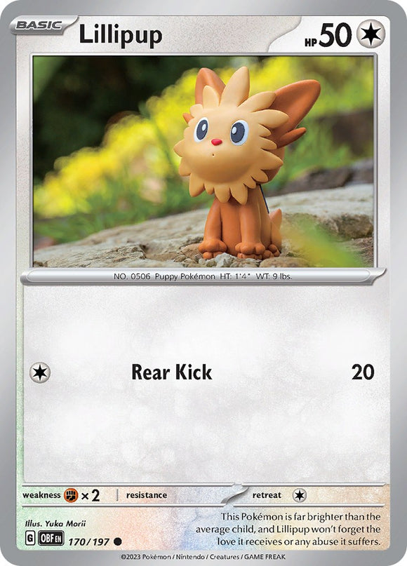 Lillipup [170/197] [Obsidian Flames] Reverse Holofoil