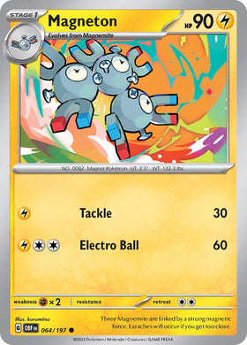 Magneton [064/197] [Obsidian Flames] Reverse Holofoil