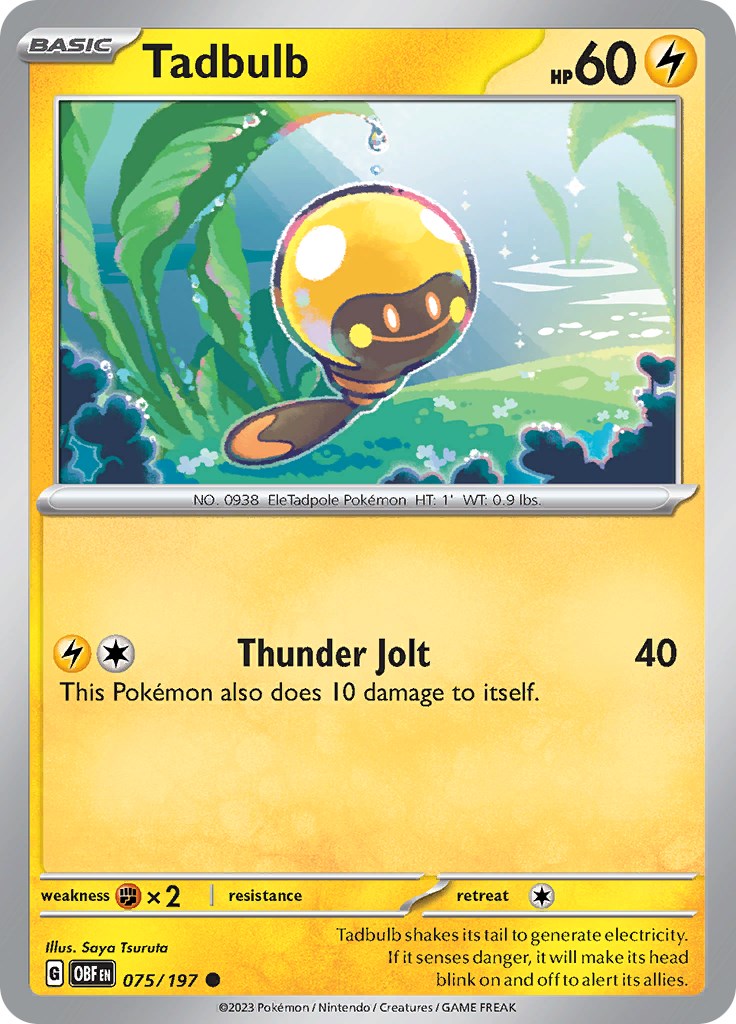Tadbulb (076/197) [Scarlet & Violet: Obsidian Flames]