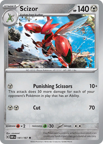 Scizor [141/197] [Obsidian Flames] Reverse Holofoil