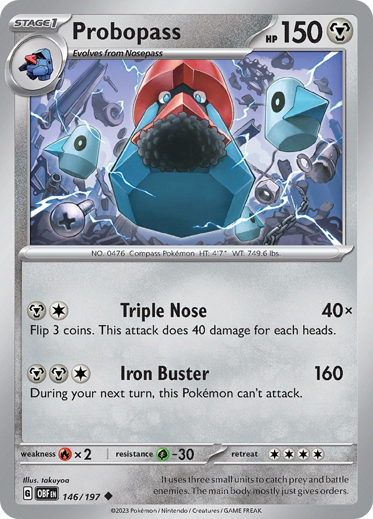 Probopass [146/197] [Obsidian Flames] Reverse Holofoil