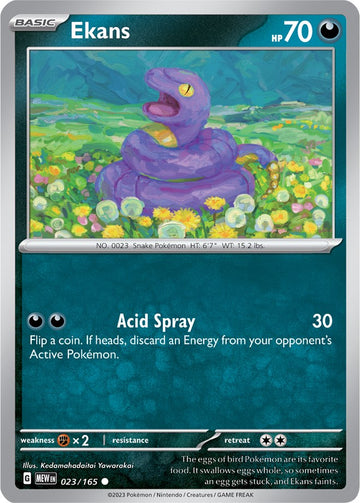 Ekans (023/165) [Scarlet & Violet:  151]