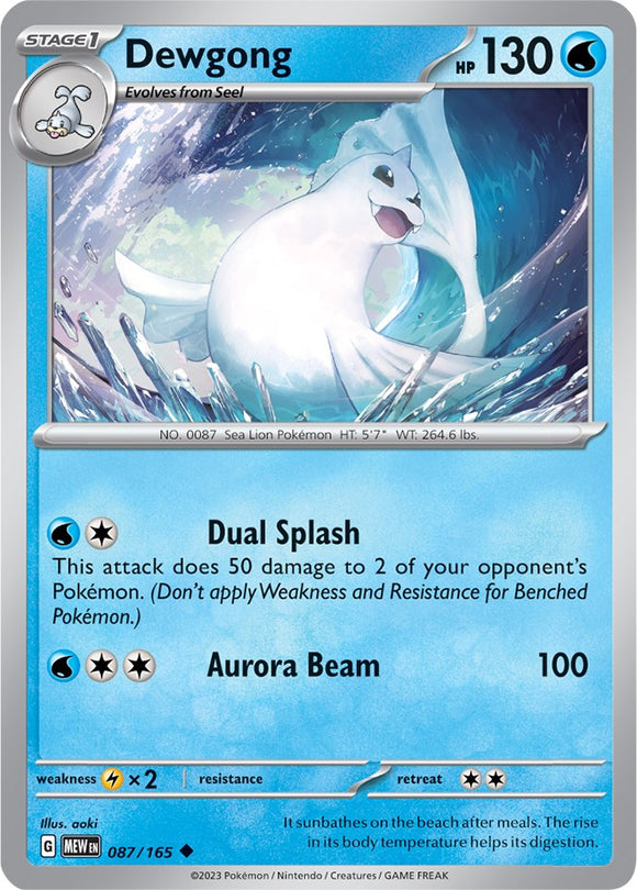 Dewgong (087/165) [Scarlet & Violet:  151]