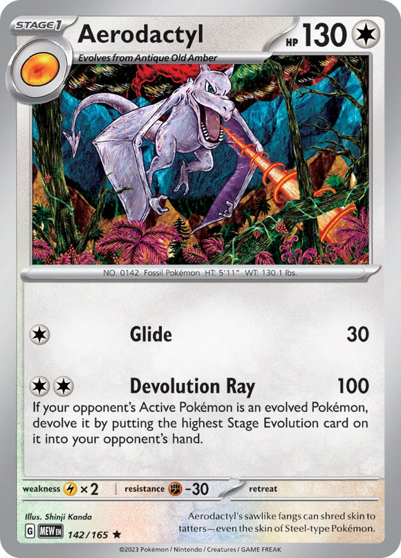 Aerodactyl (142/165) [Scarlet & Violet:  151] Holofoil