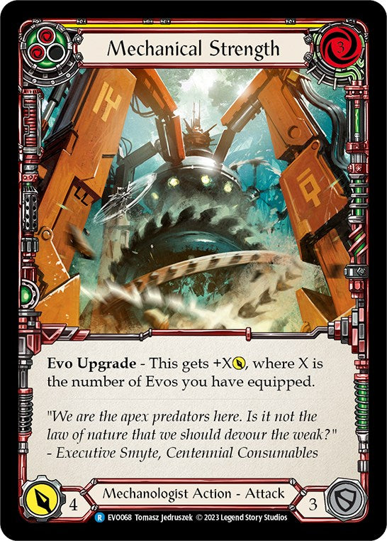 Mechanical Strength (Yellow) [EVO068] [Bright Lights] Rainbow Foil