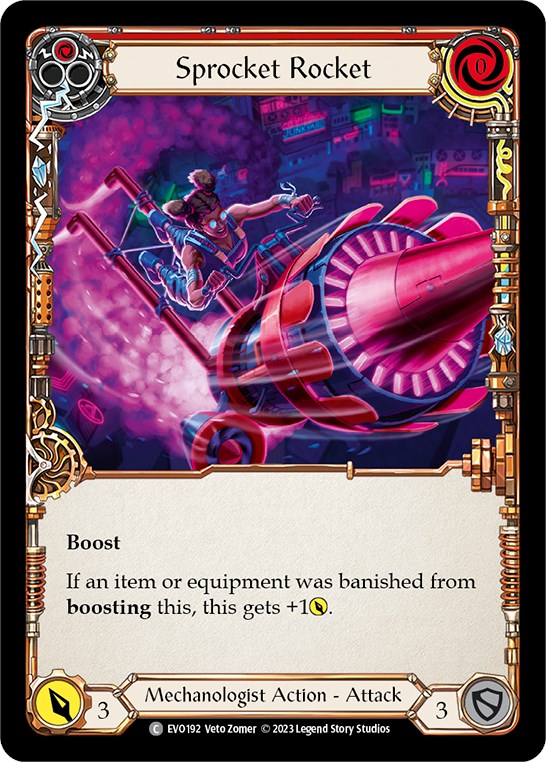 Sprocket Rocket (Red) [EVO192] [Bright Lights] Rainbow Foil