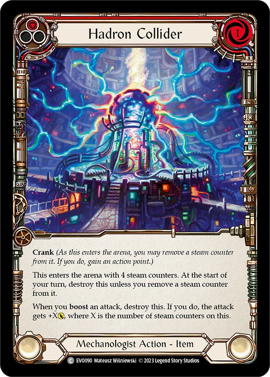 Hadron Collider (Red) [EVO090] [Bright Lights] Rainbow Foil