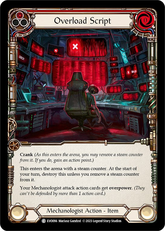 Overload Script [EVO096] [Bright Lights] Rainbow Foil