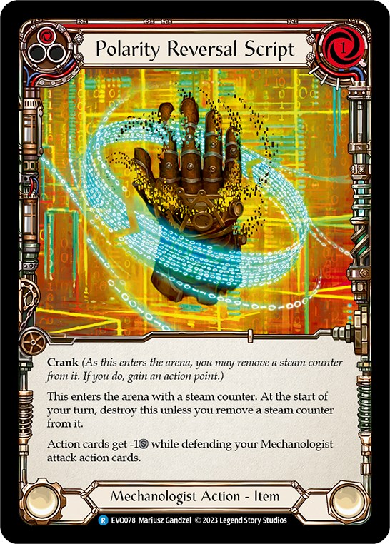 Polarity Reversal Script [EVO078] [Bright Lights] Rainbow Foil